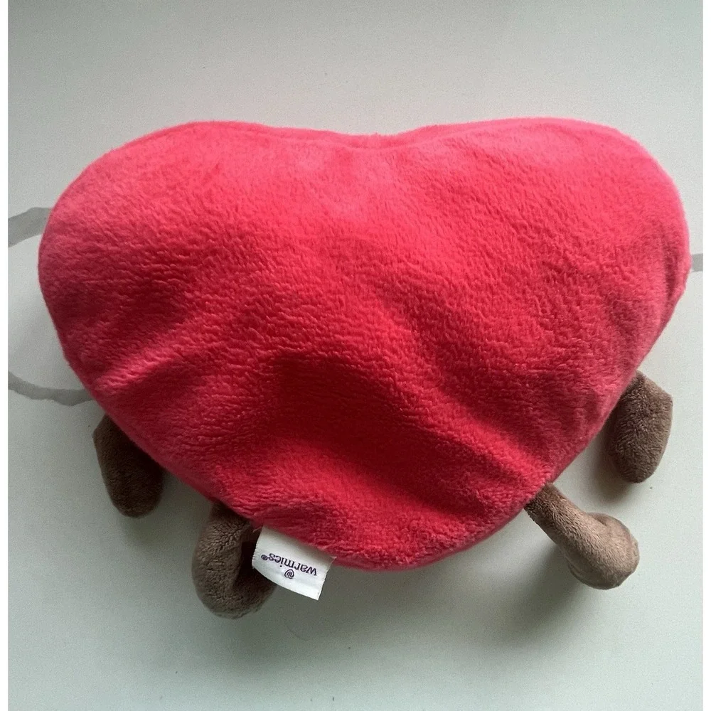 Warmies Microwavable Red Heart Plush Lavender Scented Heat Pack Soft